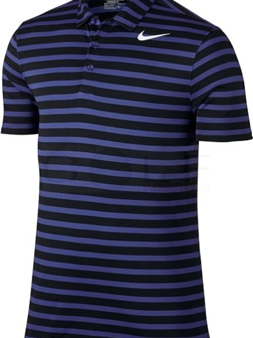 Nike | Shirts | Men’s Black & Purple Striped Golf Polo